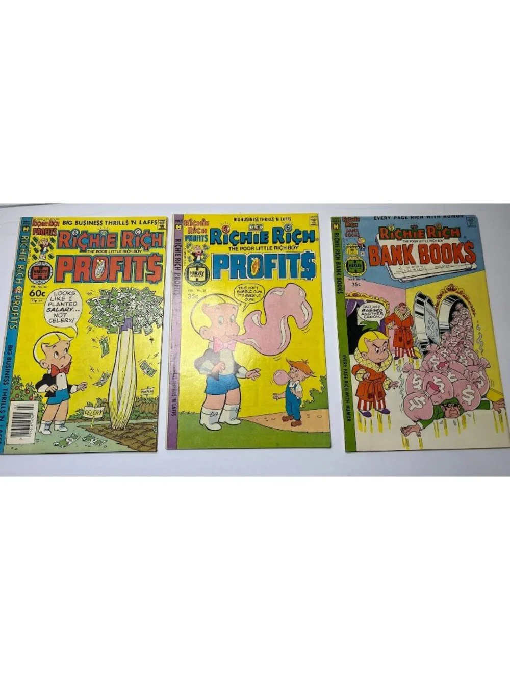 Richie Rich Profits Lot  #44 , 21 Bank Books 34 Higher Grade Comic Book